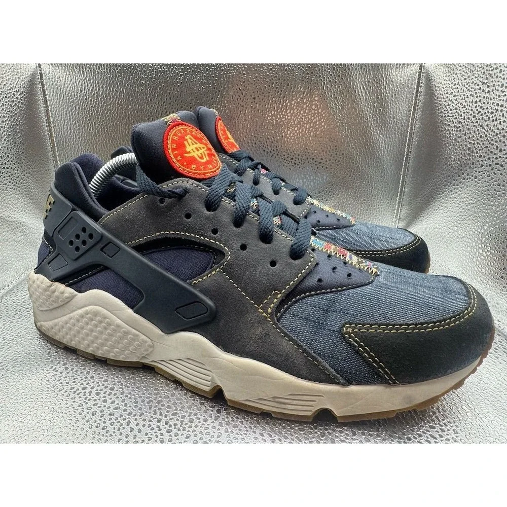 Nike‎ Air Huarache Run SE Afro Punk Men's Sneakers Blue Size 10